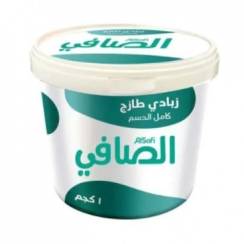 زبادي طازج كامل الدسم الصافي 1كجم