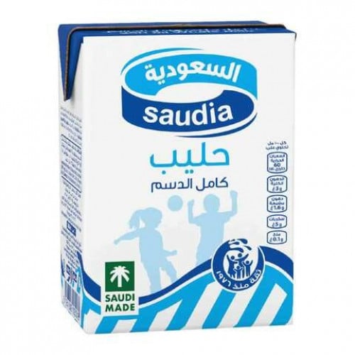 حليب كامل الدسم السعودية 200مل