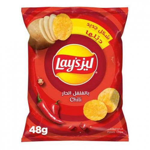 بطاطس ليز بالفلفل الحار 48جم Lays