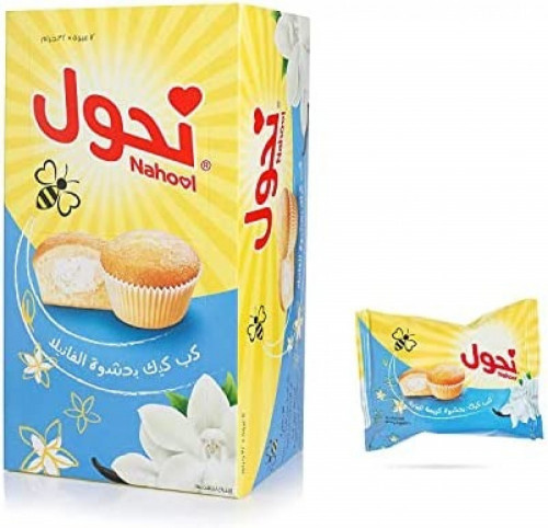 كيك نحول كب كيك بحشوة كريمة الفانيلا 12 عبوة 384 ج...