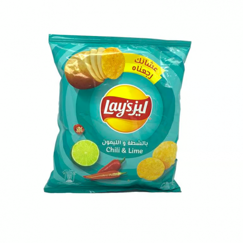 بطاطس ليز بالشطة والليمون 48جم Lays