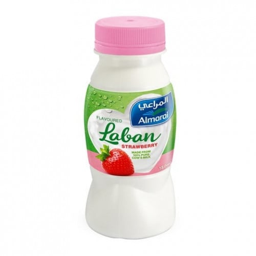 لبن طازج بنكهة الفراولة المراعي 180مل Almarai