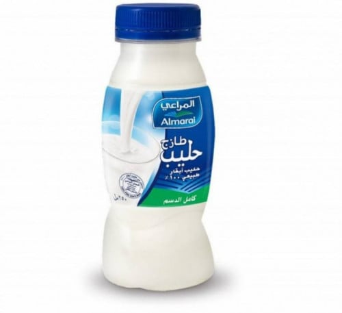 حليب طازج كامل الدسم المراعي 180مل