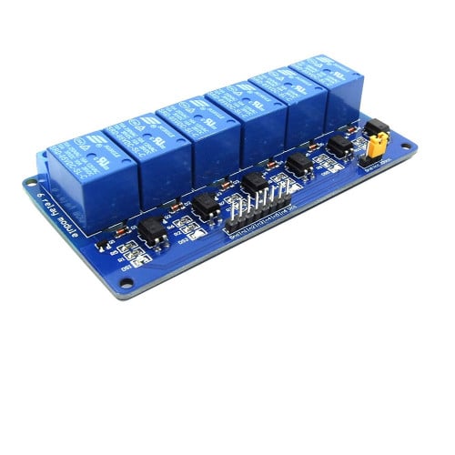 6 Channel Relay Module with light coupling 5V