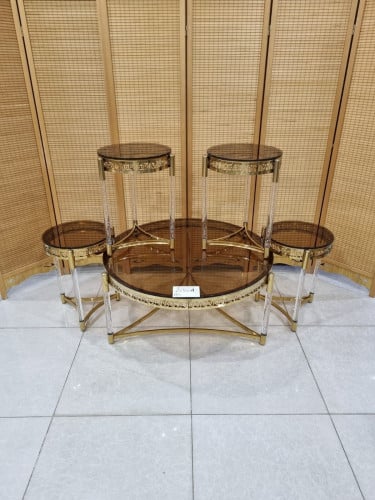 Steel table set 5 pieces