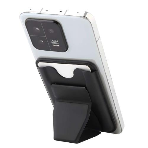 محفظة جلدية مغناطيسية (MagSafe) وحامل جوال ذكي - م...