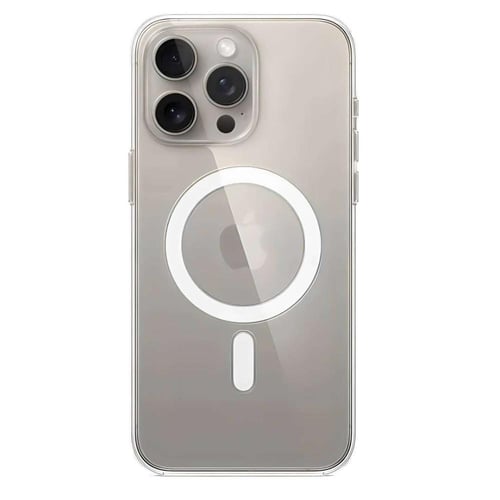 كفر آيفون إكس-كريستال (X-Crystal) شفاف يدعم الماج...