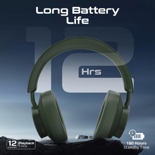 سماعة راس بلوتوث عازلة لصوت مع مكبر صوت بلوتوث فائ...