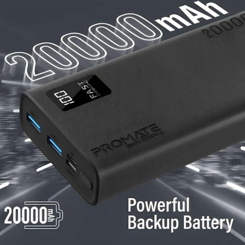 باور بانك بروميت (Promate) الأصلي 20000mAh بقوة 20...
