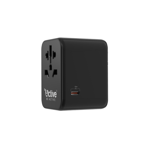 فيش جداري متنقل من اكتف - 4 منافذ - بقوة 35 واط