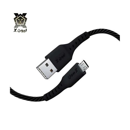 كيبل ليون إكس (Lion X) قماشي من USB-A إلى مايكرو -...
