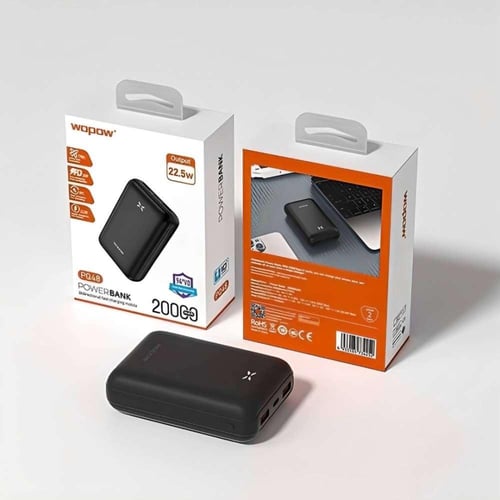 باور بانك ووبو (Wopow) الأصلي 20000mAh شحن سريع PD...