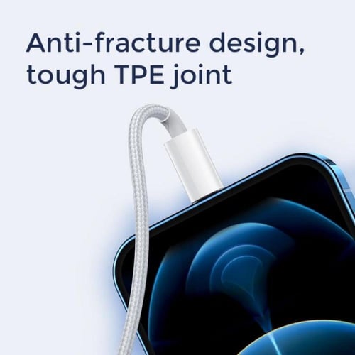 جيروم كيبل شحن PD ايفون الى تايب سي شحن سريع نايلو...