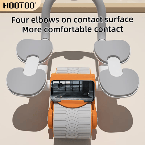 جهاز تمارين البطن المزدوجة مع مسند تثبيت لليد ومؤق...