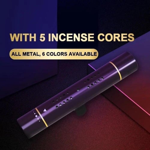 معطر للسيارة برائحة المنعشه على مكيف السيارة