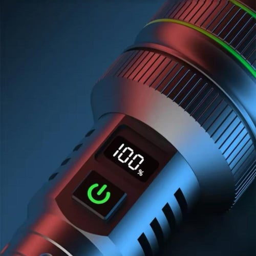 كشاف و باور بنك للبر مع شاشة بقوة 3000 لومن فائق ا...