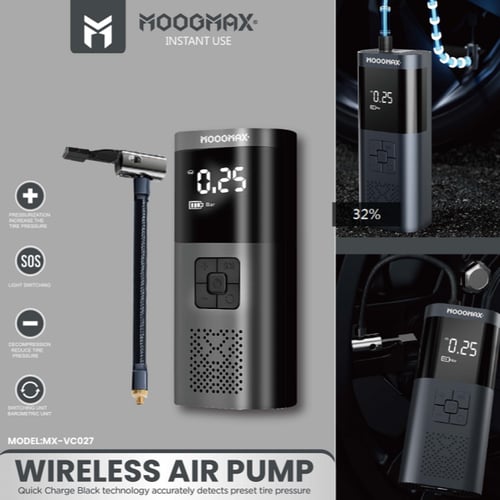 منفاخ هواء متنقل من موج ماكس MX-VC027 بضمان سنتين...