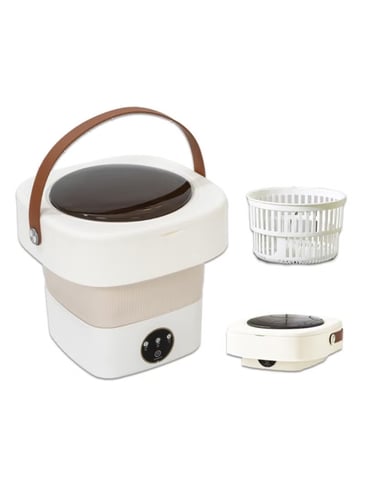 غسالة سفر صغيرة متنقلة قابلة للطي - 11 لتر ماركة D...