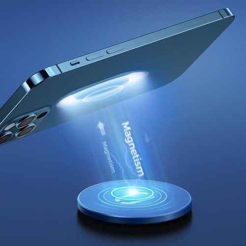شاحن ايفون لاسلكي مغناطيسي بقوة 15 واط من جيروم MA...