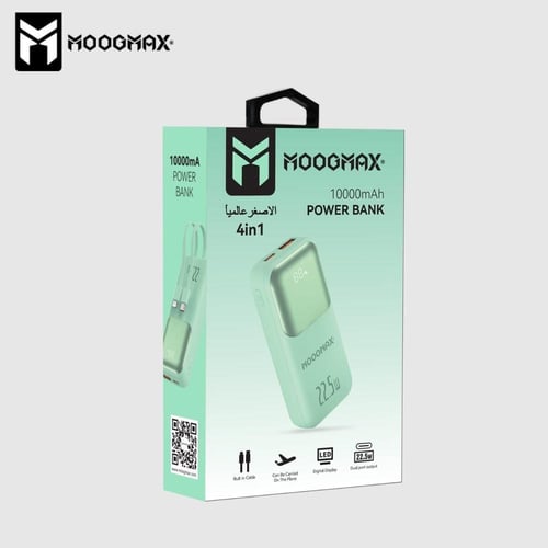 باور بانك موج ماكس MX219 كيابل مدمجه للايفون و تاي...