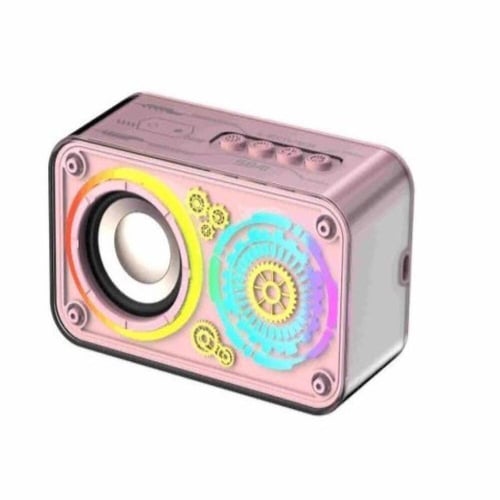 مكبر صوت بلوتوث لاسلكي محمول إضاءة RGB صغير الحجم...
