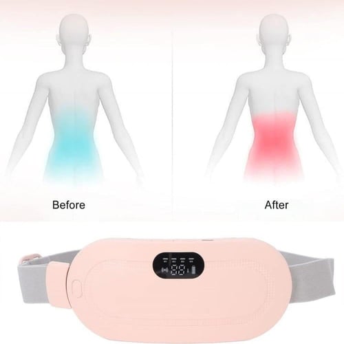 حزام تسخين وتدليك لتخفيف آلام الدورة الشهرية