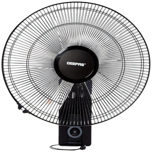 مروحة كهربائية جدارية 60واط من جيباس تثبت على الحا...