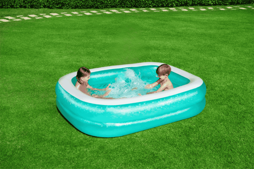 مسبح صغير للاطفال مستطيل 450 لتر 201X150X51 اخضر ب...