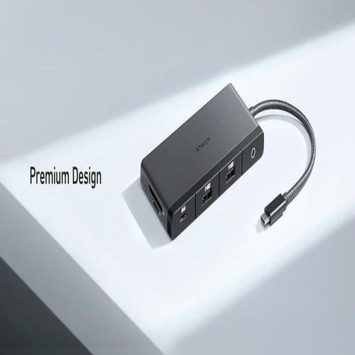 موزع انكر بمدخل Type-C تايب سي متعدد المنافذ A8373...