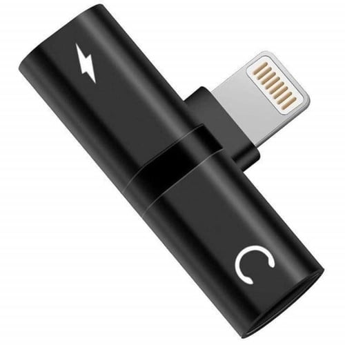 وصلة الايفون الذكية مدخل سماعة والشاحن معاً تعمل ع...