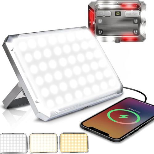 كشاف للبر والتخييم من DLC مع باور بانك للجوال