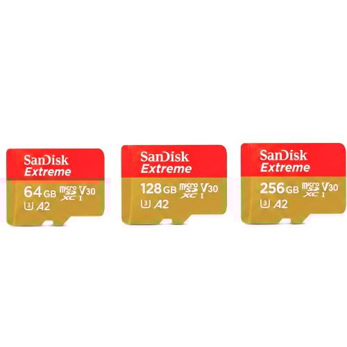 ذاكرة SanDisk Extreme microSDXC دعم 4k