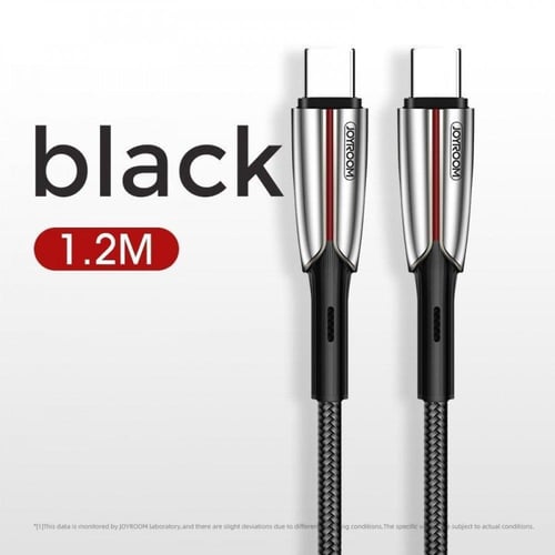 جيروم كيبل شحن سريع تايب سي 60w Type-C نايلون غير...