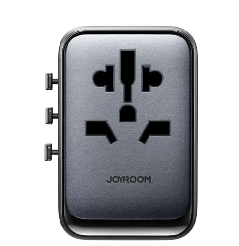 فيش شاحن سفر متعدد المخارج بقدرة 65 واط JR-TCW02 م...