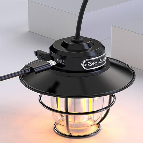 مصباح LED للتخييم قابل لاعادة الشحن تايب سي