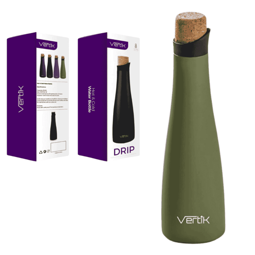 مطارة ماء فيرتيك مق حافظ للحرارة و البرودة لمدة 12...