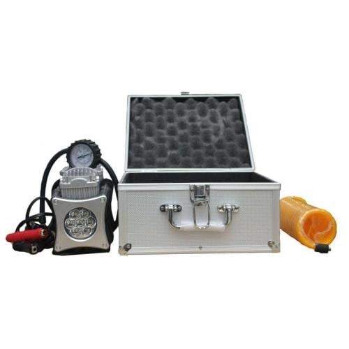 ماطور منفاخ وضاغط هواء كهربائي للسيارة باسطوانة مز...