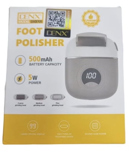 جهاز لتقشير الأقدام DENX الكهربائي لتقشير وتنعيم ا...