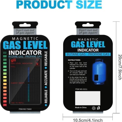 مؤشر مستوى الغاز المغناطيسي لأسطوانة الغاز قطعتين...