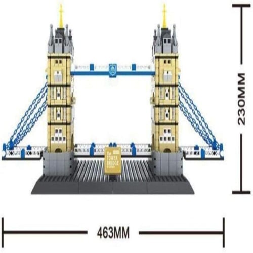 لعبة تركيب مكعبات شكل جسر و برج لندن من وانج - 969...