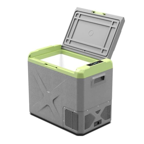 ثلاجة سيارة بمقاسات مختلفة تبريد وتجميد تعمل على ا...