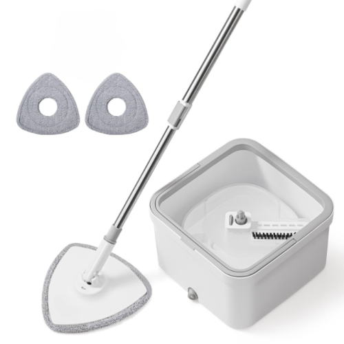 ممسحة أرضيات الذكية من ADDFIT مثلث مع دلو يعمل بنظ...