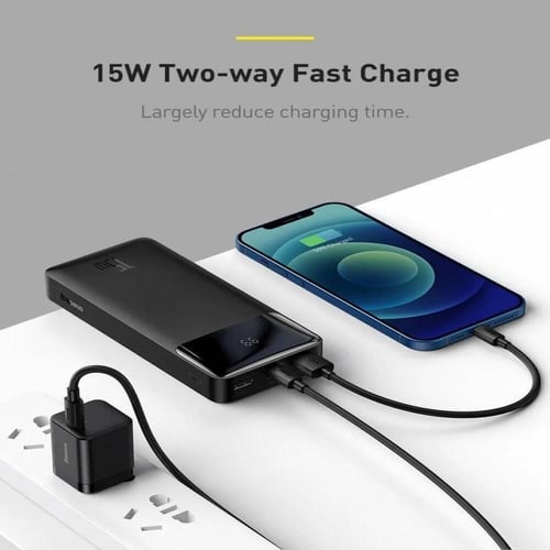 باور بانك بطارية متنقلة من Baseus تدعم الشحن السري...