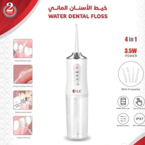1+1 جهاز خيط أسنان مائي قطعتين جهاز تنظيف الاسنان...