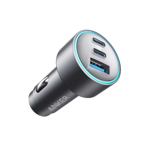 انكر شاحن سيارة بقوة 67 واط 3 منافذ مدخلين تايب سي...