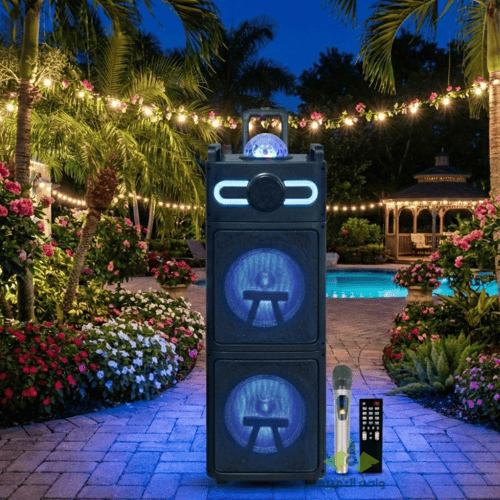 مكبر صوت بلوتوث محمول DLC-32269 بقوة 40 واط مع ميك...