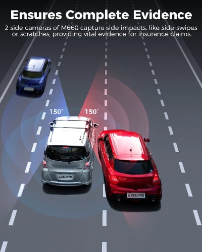 داش كام ازدوم M660 - مراقبة شاملة بـ 4 كاميرات ودق...