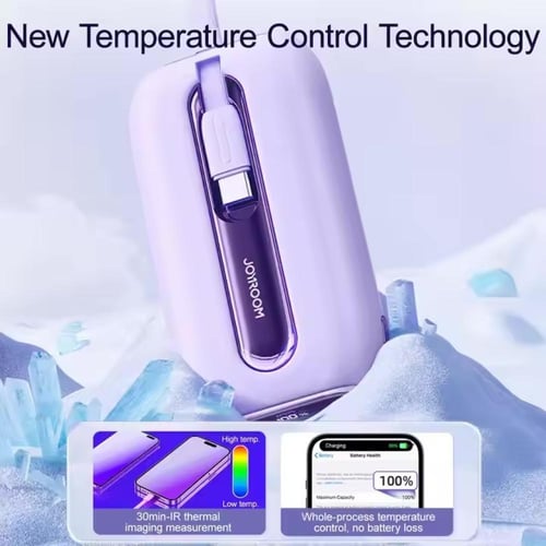 شاحن باور بانك Powerbank بحجم صغير 22.5 واط بطارية...