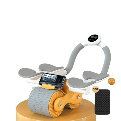 جهاز تمارين البطن المزدوجة مع مسند تثبيت لليد ومؤق...