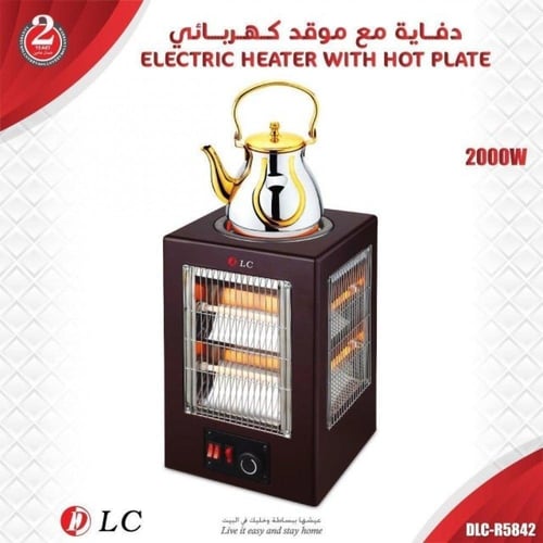 دفاية كهربائية مع موقد حلزوني-DLC-R5842